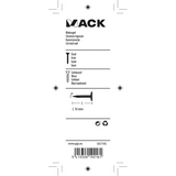 Mack 1017195 - bloknagel staal geblauwd 50 gr16 mm | 10 stuks