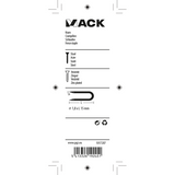 Mack 1017207 - kram staal verzinkt 75 gr 1,8 x 15 mm | 5 stuks