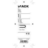 Mack 1017208 - kram staal verzinkt 80 gr 2,0 x 20 mm | 5 stuks