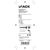 Mack 1017258 - spaanplaatschroef vz kop geelverz. 8 st 5,0 x 60 mm | 10 stuks