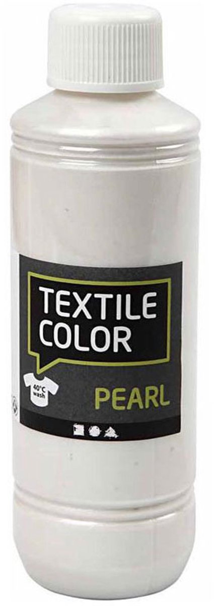 Colory Company Couleur textile de couverture de peinture textile - Perle de base, 250 ml