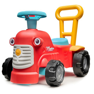Tracteur Falk Walking Figure Maurice rouge - Tracteur jouet pour les tout-petits.