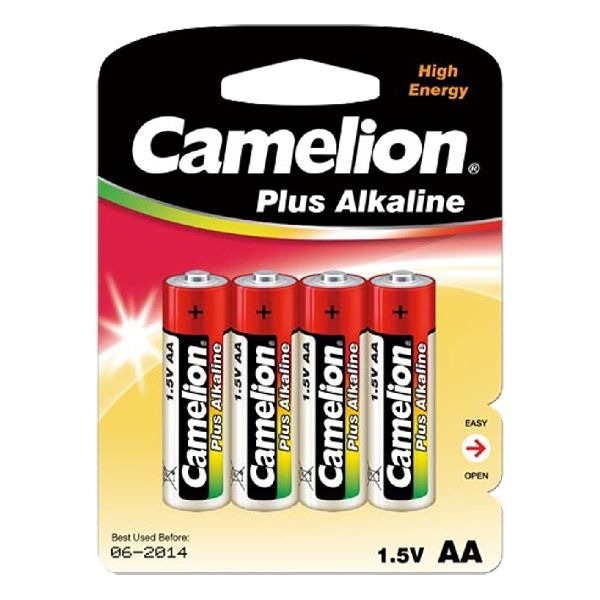 Basic Camelion PenLite AA Batteries 4 Pieces