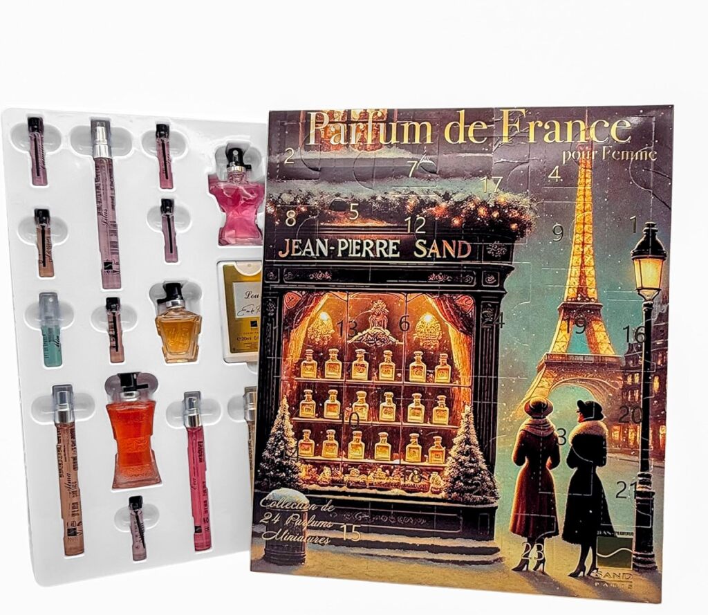 Jean-pierre sable parfum de france pour femme calendrier de l'avent parfum 24 pièces