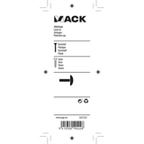 Mack 1017337 - afdekkapje kunststof bruin 40 st | 10 stuks