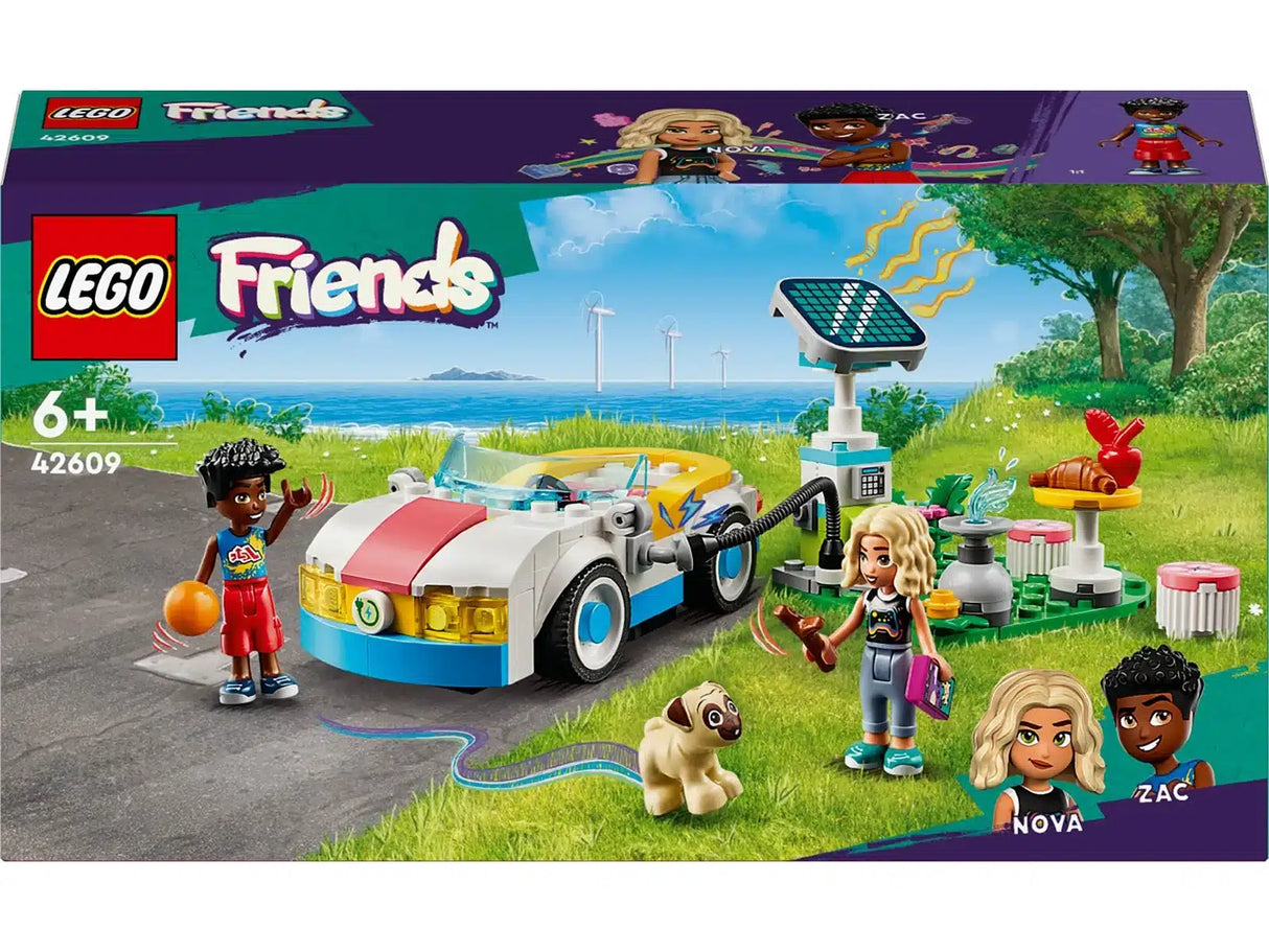 Voiture électrique Lego Friends avec borne de recharge 42609