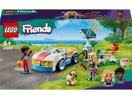 Voiture électrique Lego Friends avec borne de recharge 42609