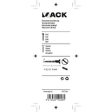 Mack 1017346 - houtschroef verzonken kop verz28 st 2,5 x 16 mm | 10 stuks
