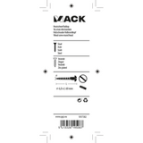 Mack 1017382 - houtschroef bolkop staal verzinkt 4 st 6,0 x 60 mm | 10 stuks