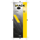 Mack 1017393 - zelfklevend afdekkapje kunst.beuk 96st 13 mm | 10 stuks
