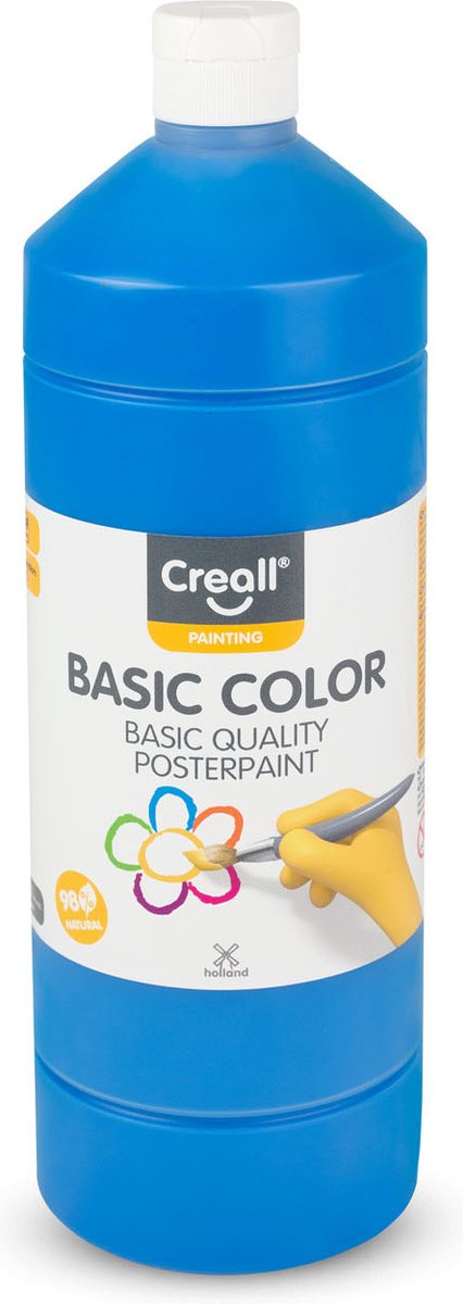 Peinture scolaire Creall bleu, 1 litre