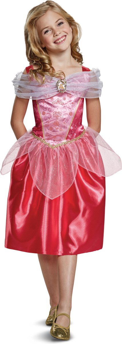 Déguisement princesse disney - la belle au bois dormant, aurore classique, taille s (5 - 6 ans), fille