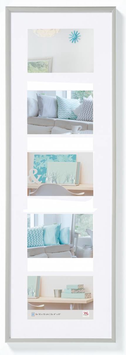 Walther new lifestyle - galerie en plastique - format photo 5 x 10x15 cm - argent