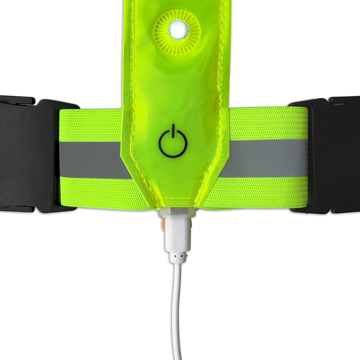 Gilet de sport LED réfléchissant Lynx USB