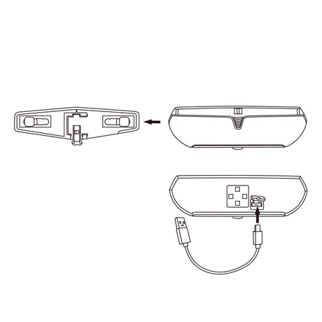 Aigle usb clair arrière