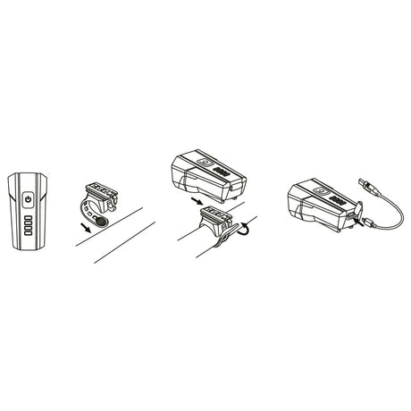 Phare USB haute puissance max 70 lux