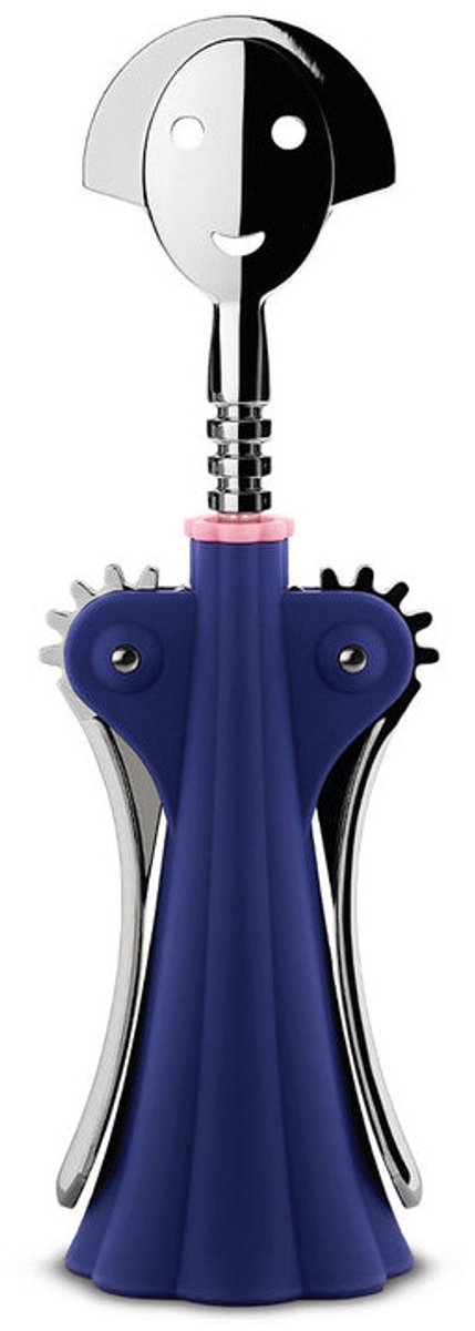 Tire-bouchon Alessi Anna bleu