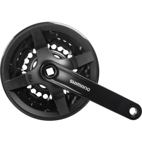 Shimano tournoi junior fc-ty301 6 7 manivelle carrée 8 vitesses 42 34 24