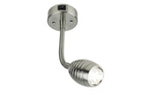 Neso flex wandlamp met flexibele arm - mat chroom - zonder verkoopverpakking