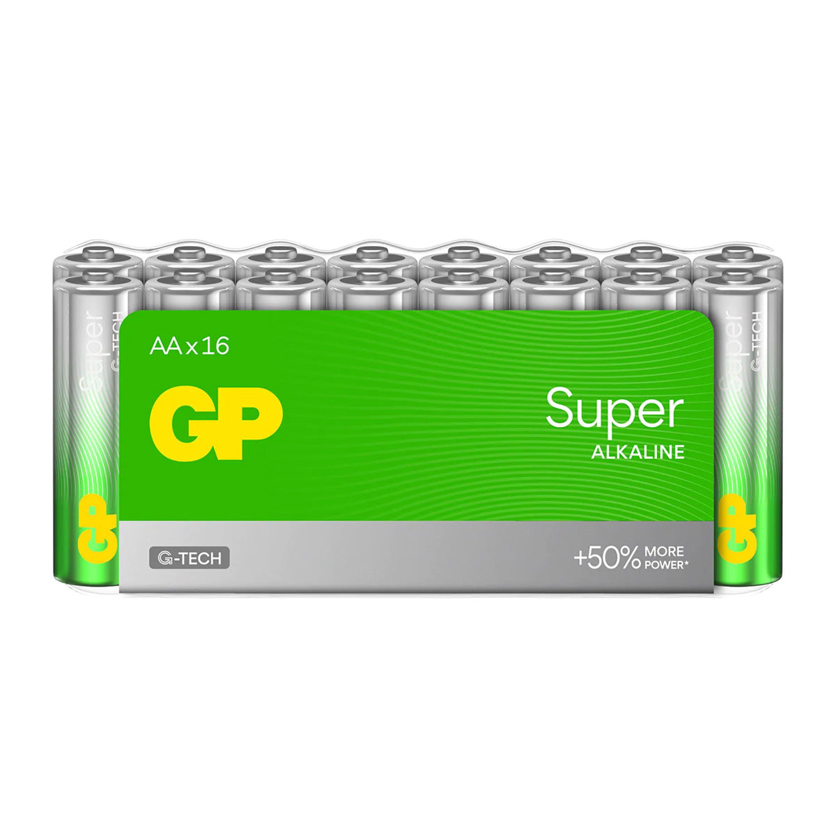 Piles AA super alcalines GP 16hp