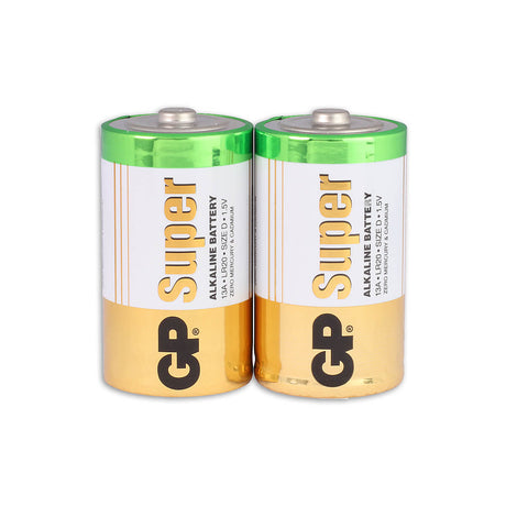 Piles GP super alcalines D, paquet de 2