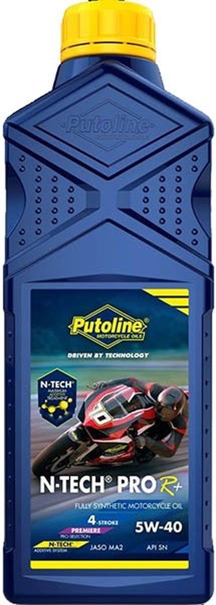 Putoline n-tech® pro r+ 5w-40 1l | Huile moteur moto 4 temps