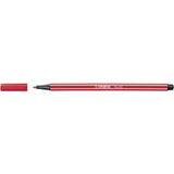 Stylo Stabilo 68 - feutre - rouge carmin (68 48)