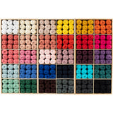 Fil de coton Creativ company, différentes couleurs, 360 pelotes 1 boîte