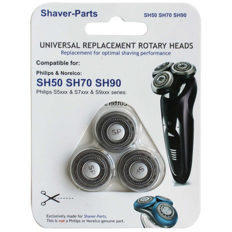 Pièces de rasoir, tête de rasage alt sh50 sh70
