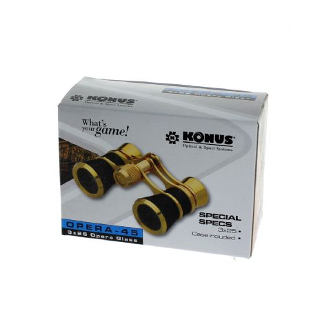 Konus Opera Lunettes Opera-45 3x25 Noir Or