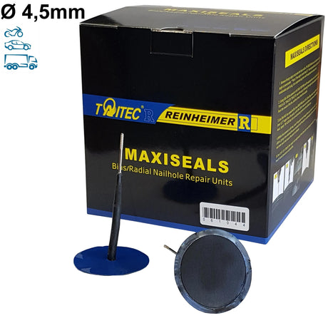 Kit de réparation de pneus Reinheimer Kit de sonde de réparation Maxi-Seal Maxi-Seal 4,5 mm ve24pcs.