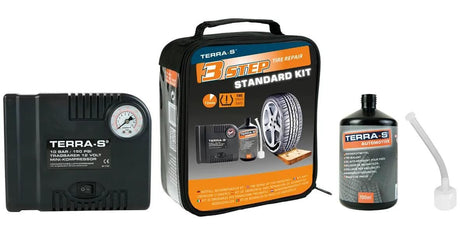 Autostyling seehase seehase kit de réparation de pneus terra s terra s tendeur de pneu se avec compresseurs
