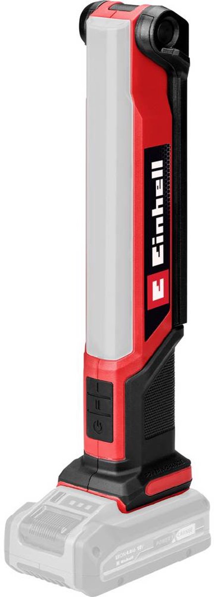 Einhell te-cl 18 1000 s li - lampe de travail à batterie solo (rouge noir, batterie et chargeur non inclus)