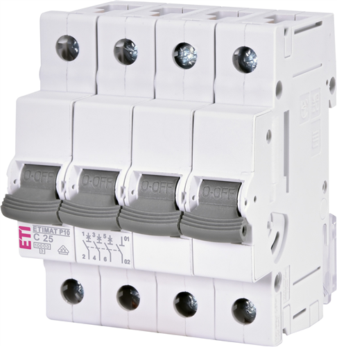 Eti installation automatique c25 10ka 3p+n