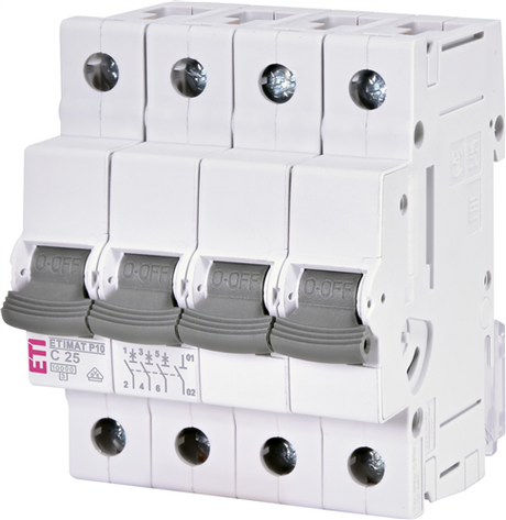 Eti installation automatique c25 10ka 3p+n