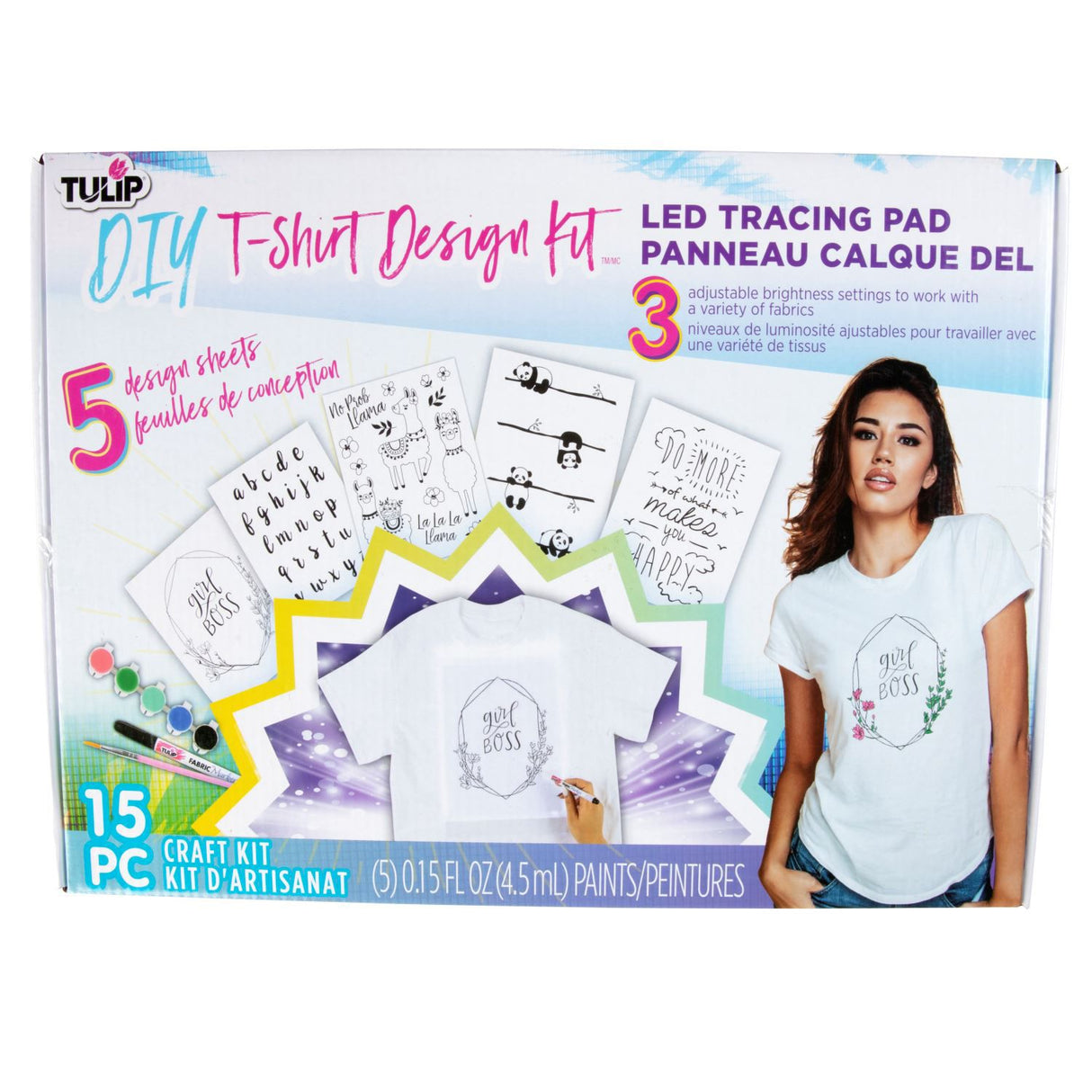 Tulipe • kit de création de t-shirt à faire soi-même