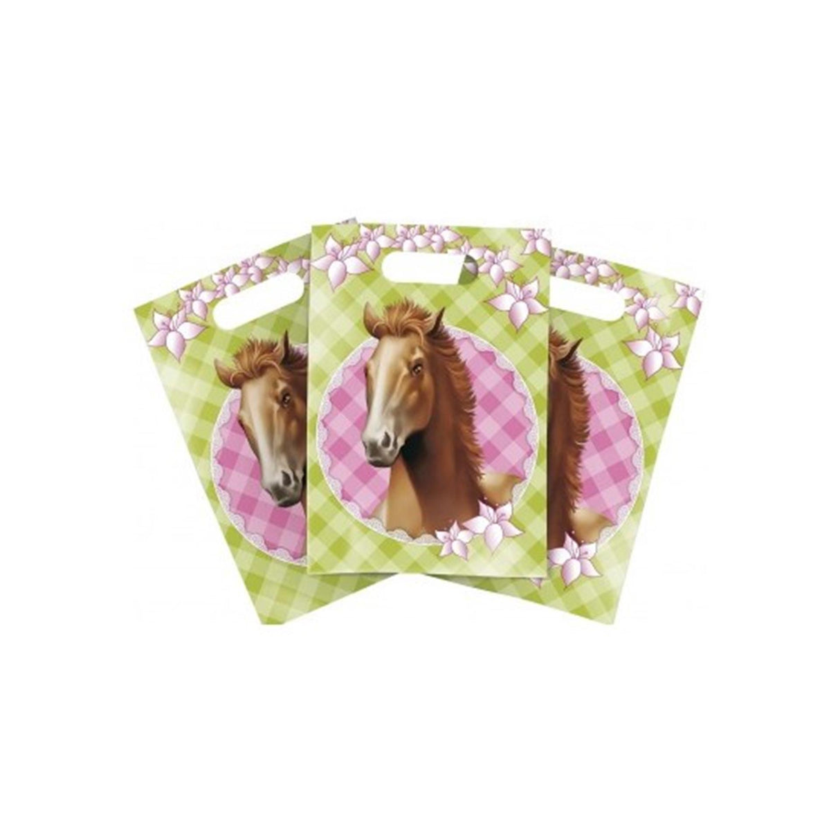 Haza sacs de fête 6pcs chevaux pk 5