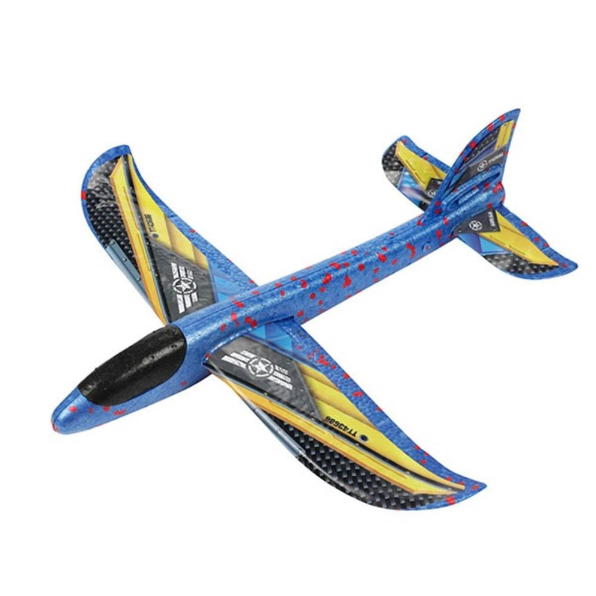 Toi-toys toitoys avion en mousse 36cm + autocollants