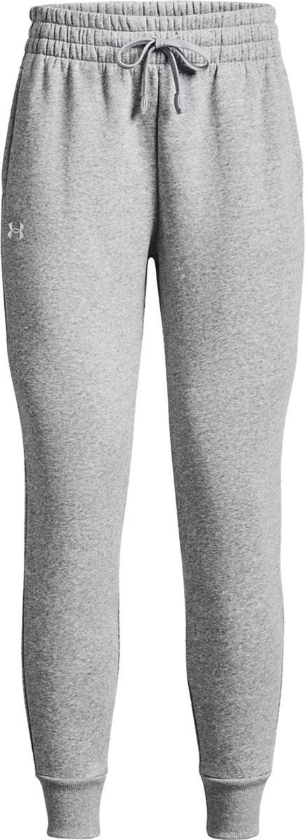Under Armour UA Rival Fleece Joggers - Pantalon de sport gris pour hommes - Castlerock Light Heather - Blanc