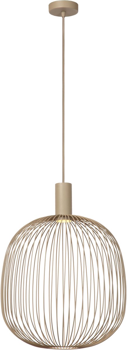 Lucide esterel - lampe suspendue - ø 40 cm - 1xgu10 - taupe | essentiel
