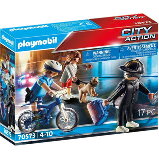 Playmobil City Action Police Poursuite du Pickpocket 70573