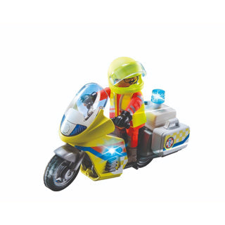 Playmobil 71205 moto de secours avec feu clignotant