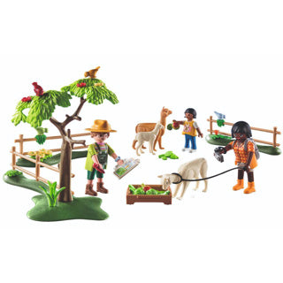 Playmobil country 71251 promenade en alpaga