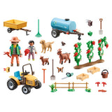 Playmobil 71442 tracteur country avec remorque et réservoir d'eau