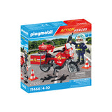 Playmobil 71466 Action Heroes Fire Brigade sur le site de l'accident