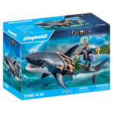 Playmobil 71793 requin pèlerin avec pirate