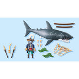 Playmobil 71793 requin pèlerin avec pirate