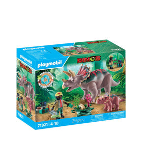 Playmobil 71821 famille tricératops