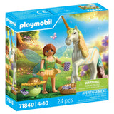 Playmobil 71840 fleur de pluie licorne à collectionner avec fée | 2 pièces