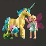 Playmobil 71842 Licorne à collectionner en fleur de soleil avec fée | 2 pièces